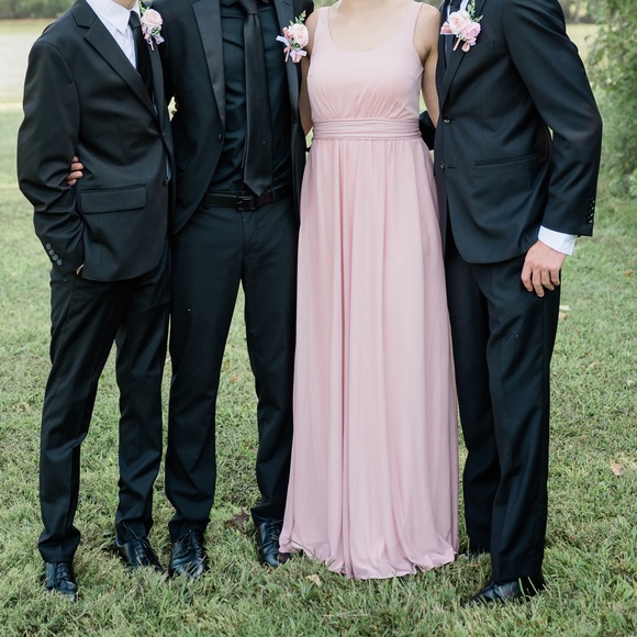 Birdy Grey Bridesmaids Dress- Hemmed Size Small - Rose Quartz - Picture 2 of 6